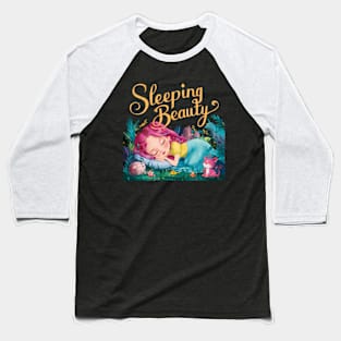 Sleeping Beauty Design Baseball T-Shirt